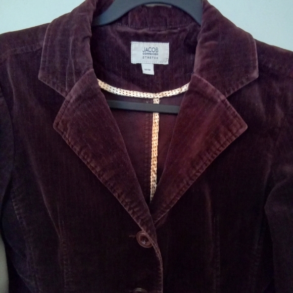 Vintage! Jacob Connexion Stretch Velvet Jacket - Picture 6 of 16